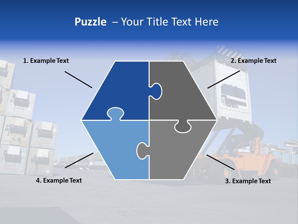 Container Stacked Mobile PowerPoint Template