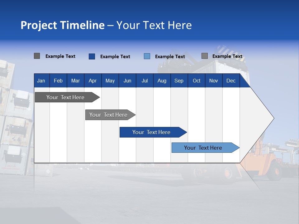 Container Stacked Mobile PowerPoint Template