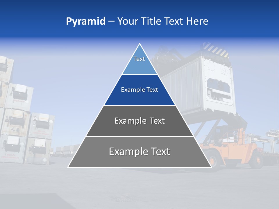 Container Stacked Mobile PowerPoint Template