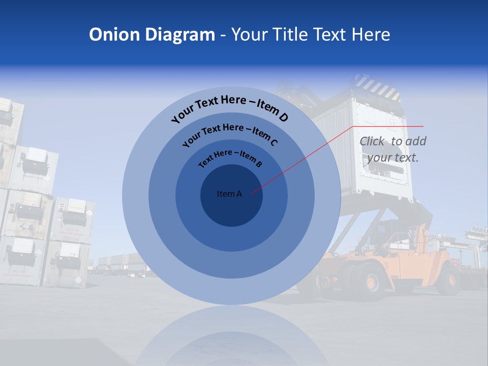 Container Stacked Mobile PowerPoint Template