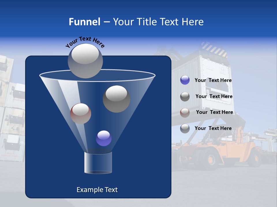 Container Stacked Mobile PowerPoint Template