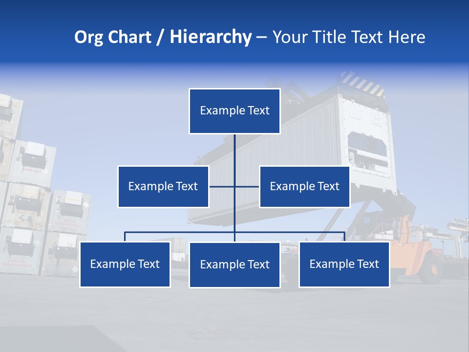 Container Stacked Mobile PowerPoint Template