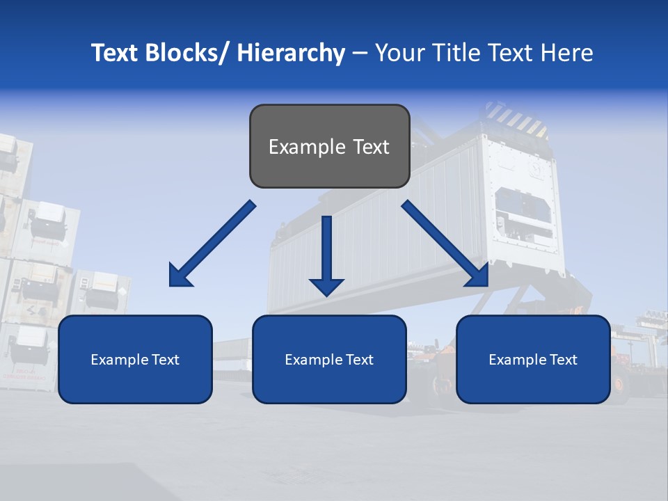 Container Stacked Mobile PowerPoint Template