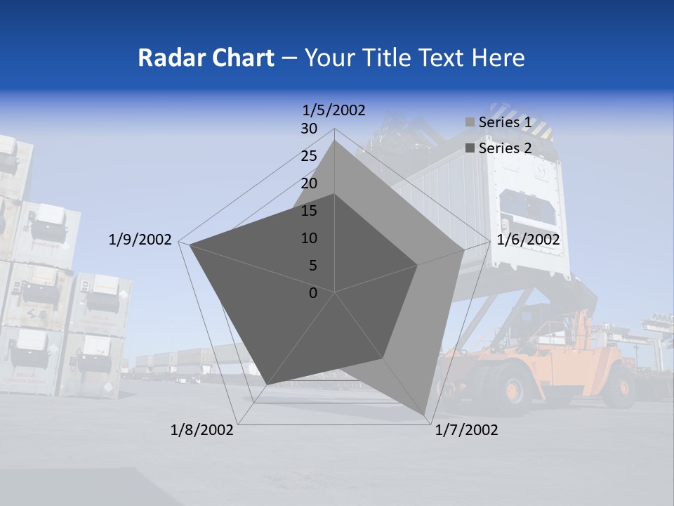 Container Stacked Mobile PowerPoint Template