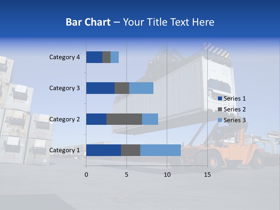 Container Stacked Mobile PowerPoint Template