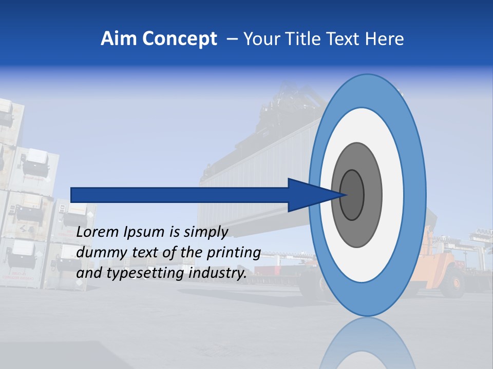 Container Stacked Mobile PowerPoint Template