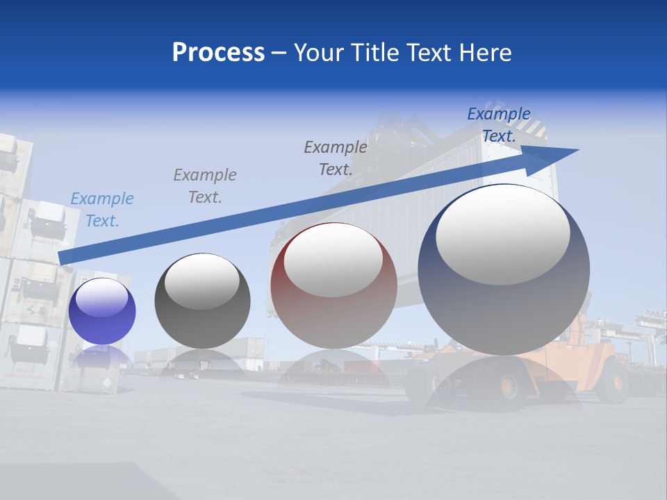 Container Stacked Mobile PowerPoint Template