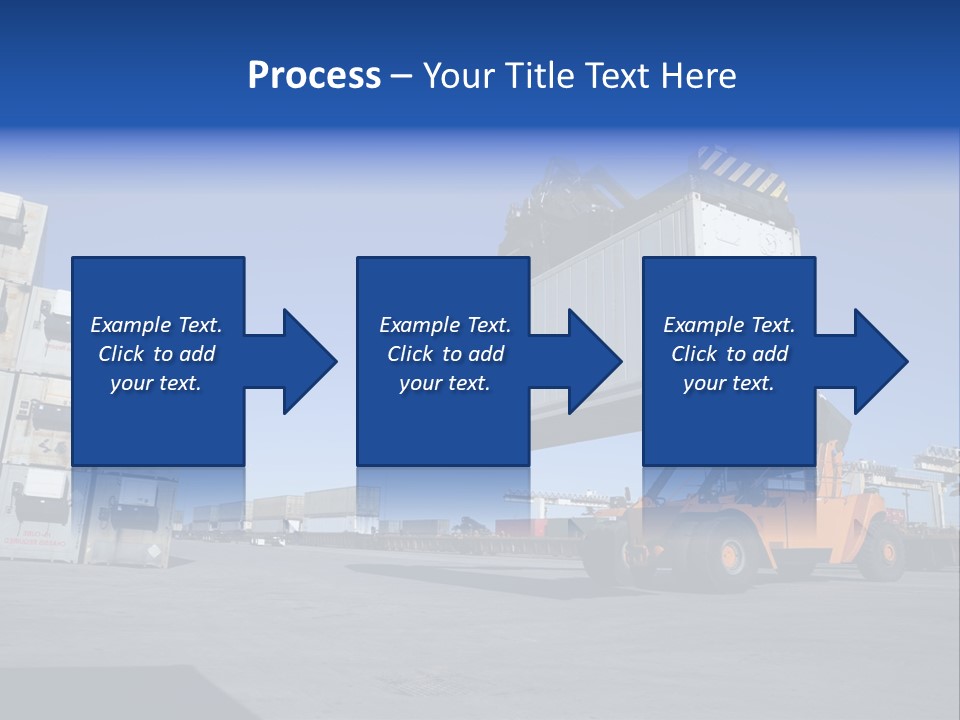 Container Stacked Mobile PowerPoint Template