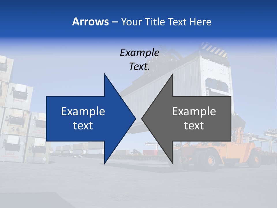 Container Stacked Mobile PowerPoint Template