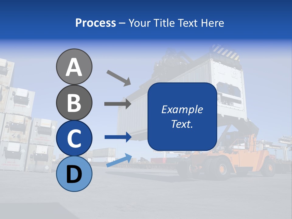 Container Stacked Mobile PowerPoint Template