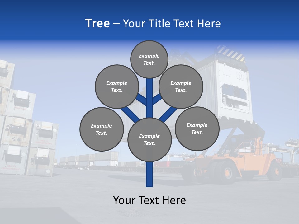 Container Stacked Mobile PowerPoint Template