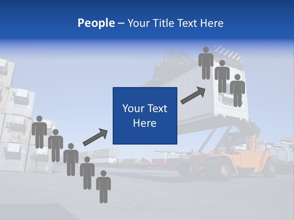 Container Stacked Mobile PowerPoint Template