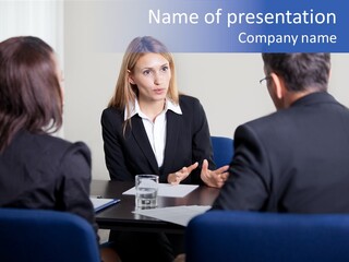 Resume Employer Employee PowerPoint Template