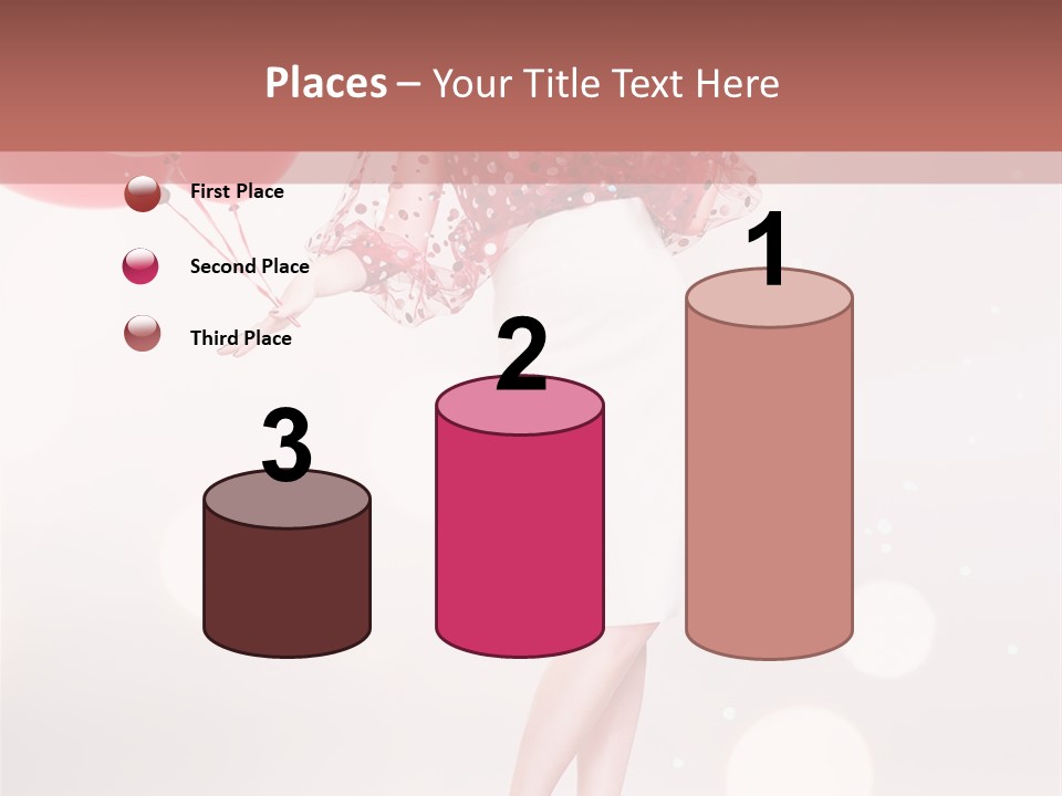 Blouse Fashion White PowerPoint Template