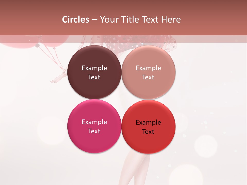 Blouse Fashion White PowerPoint Template