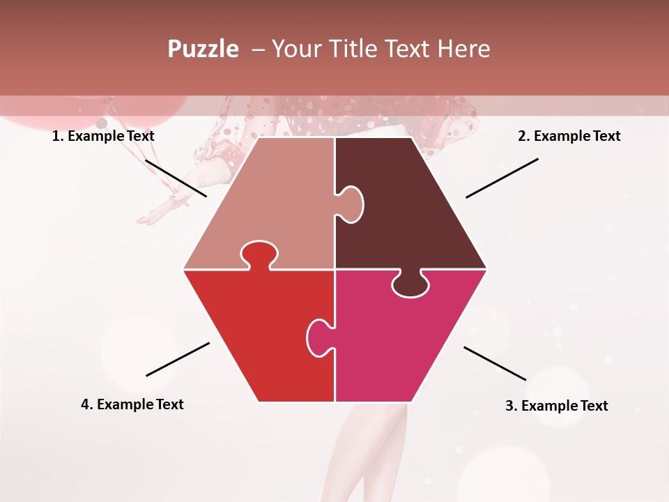 Blouse Fashion White PowerPoint Template