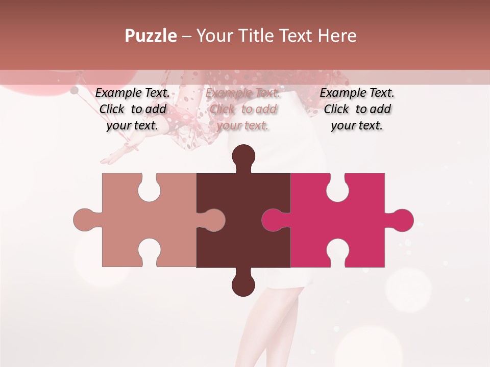 Blouse Fashion White PowerPoint Template