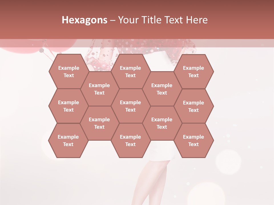 Blouse Fashion White PowerPoint Template