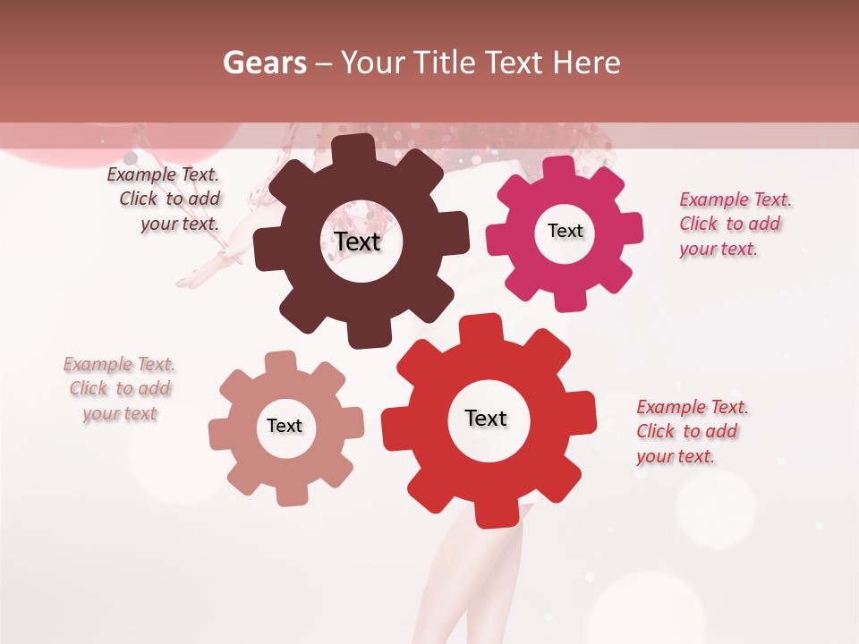 Blouse Fashion White PowerPoint Template