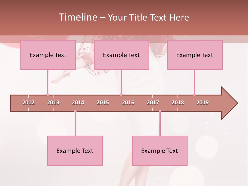 Blouse Fashion White PowerPoint Template