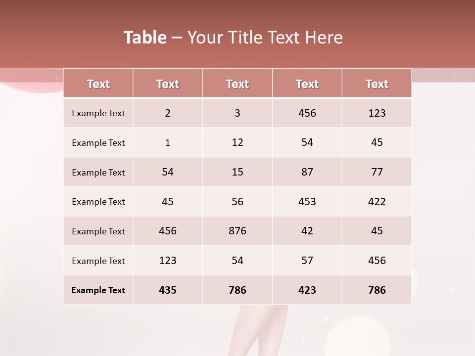 Blouse Fashion White PowerPoint Template