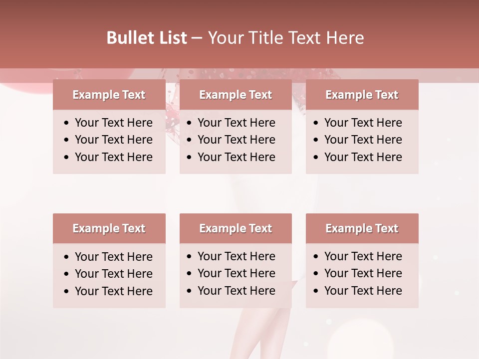 Blouse Fashion White PowerPoint Template