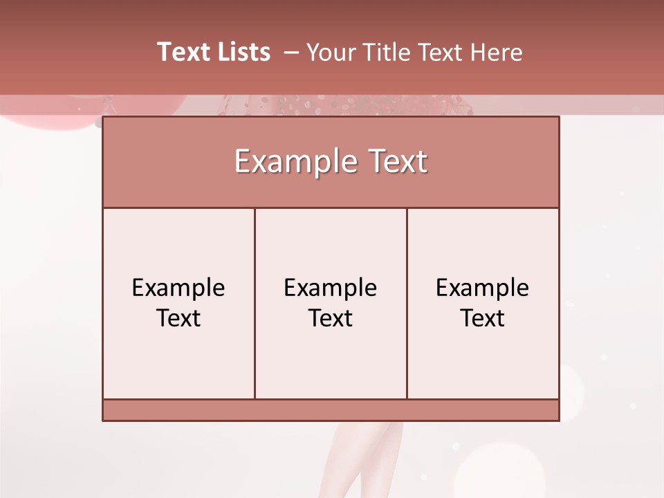Blouse Fashion White PowerPoint Template