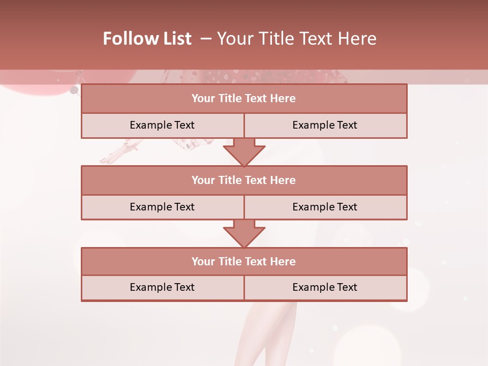 Blouse Fashion White PowerPoint Template