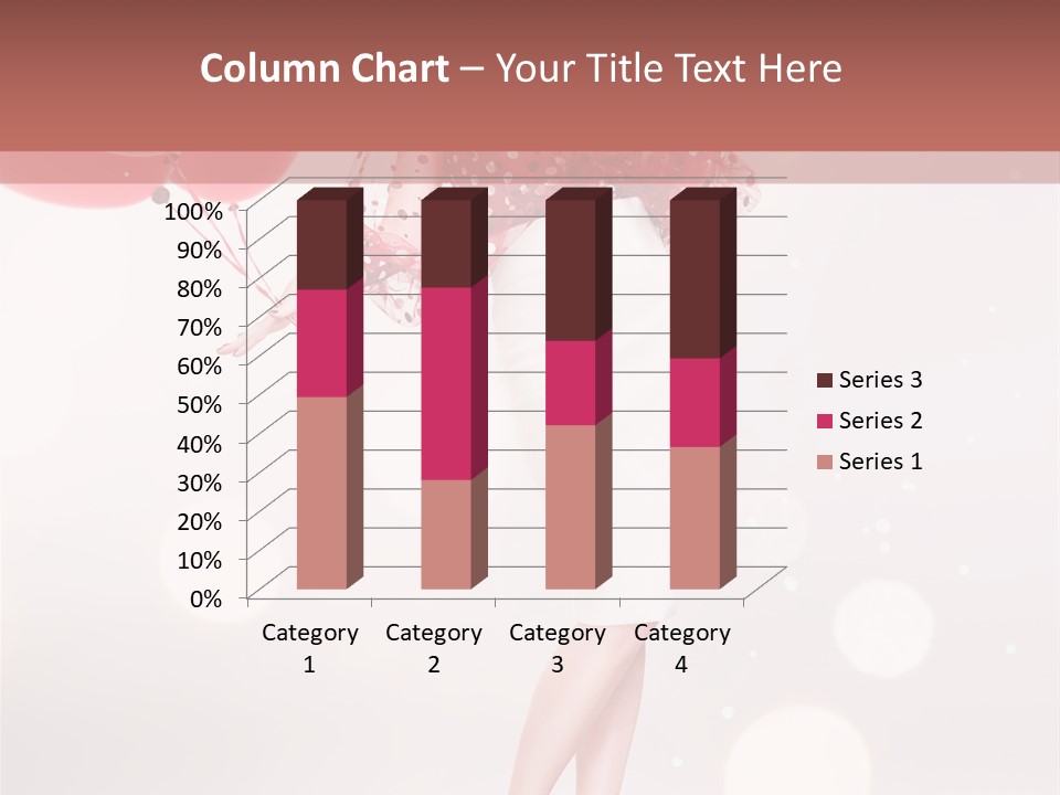 Blouse Fashion White PowerPoint Template