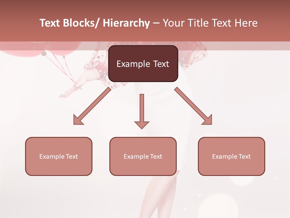 Blouse Fashion White PowerPoint Template