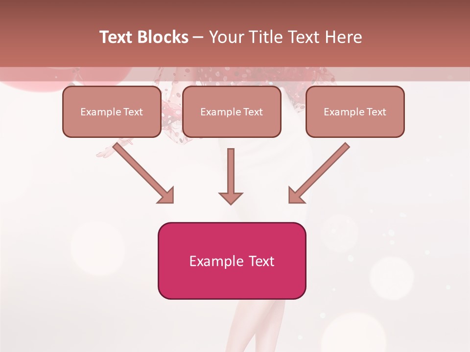 Blouse Fashion White PowerPoint Template