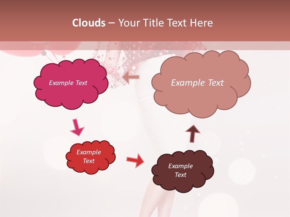 Blouse Fashion White PowerPoint Template