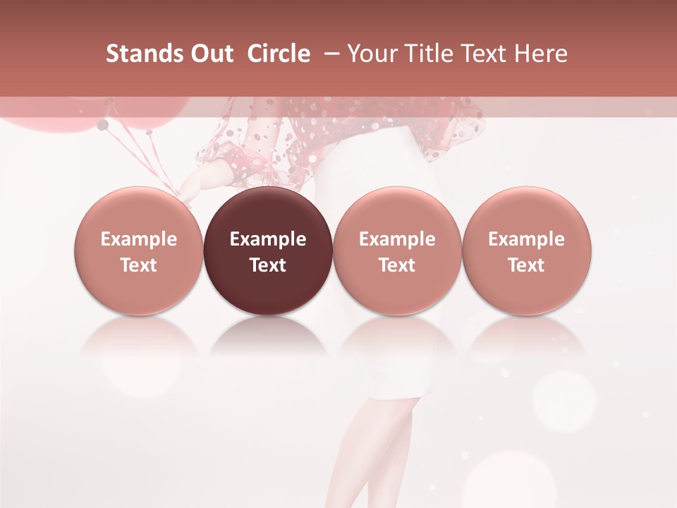 Blouse Fashion White PowerPoint Template