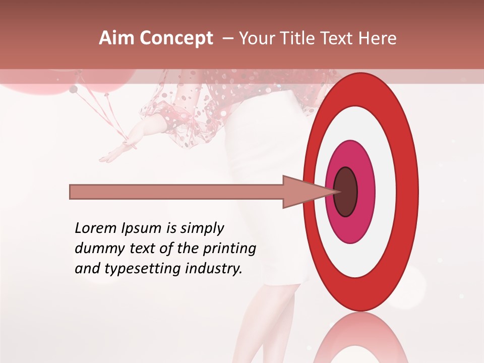 Blouse Fashion White PowerPoint Template