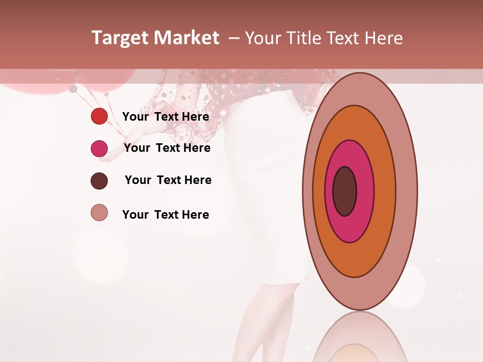 Blouse Fashion White PowerPoint Template