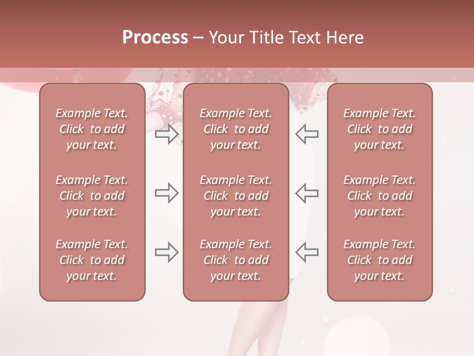 Blouse Fashion White PowerPoint Template