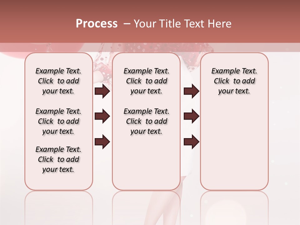 Blouse Fashion White PowerPoint Template