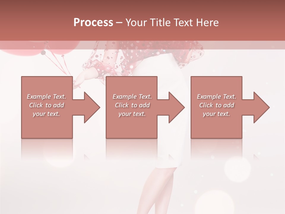 Blouse Fashion White PowerPoint Template