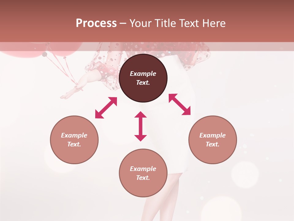 Blouse Fashion White PowerPoint Template