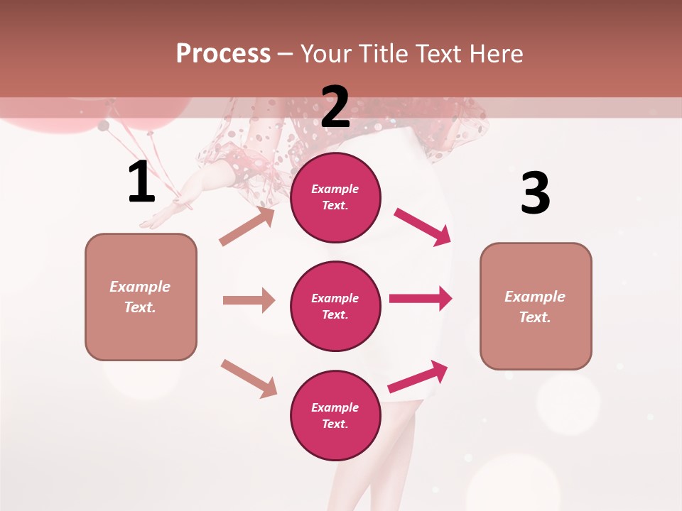 Blouse Fashion White PowerPoint Template