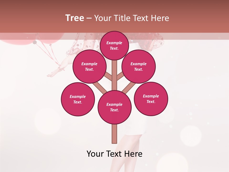 Blouse Fashion White PowerPoint Template