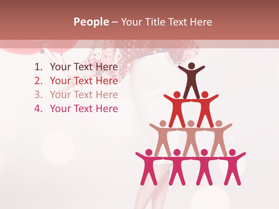 Blouse Fashion White PowerPoint Template