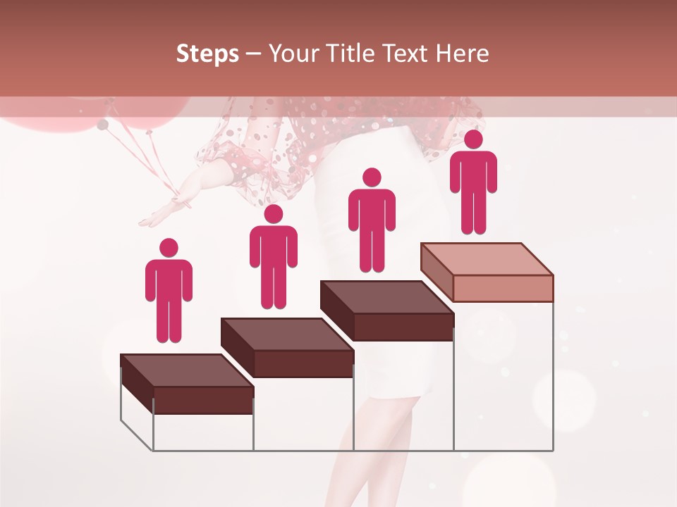 Blouse Fashion White PowerPoint Template