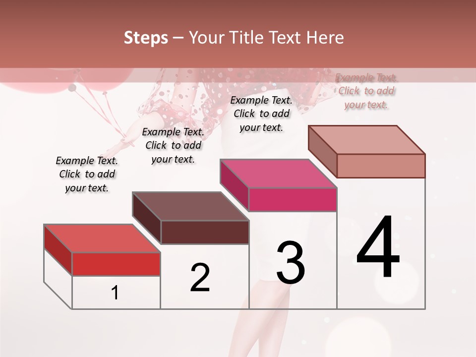 Blouse Fashion White PowerPoint Template