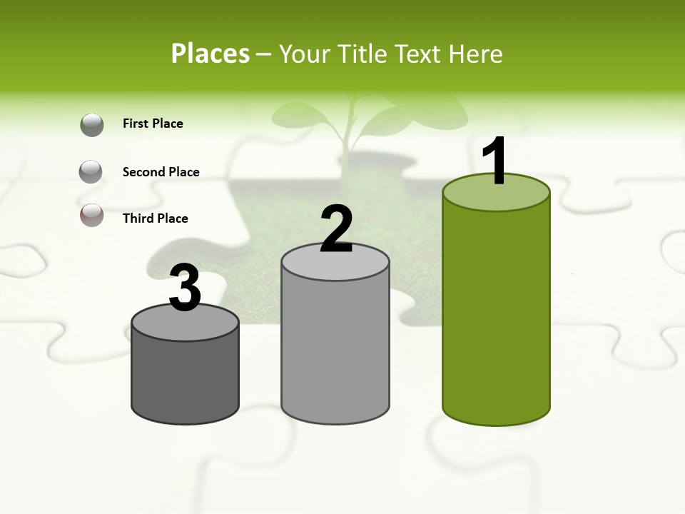 Seed Jigsaw Hope PowerPoint Template