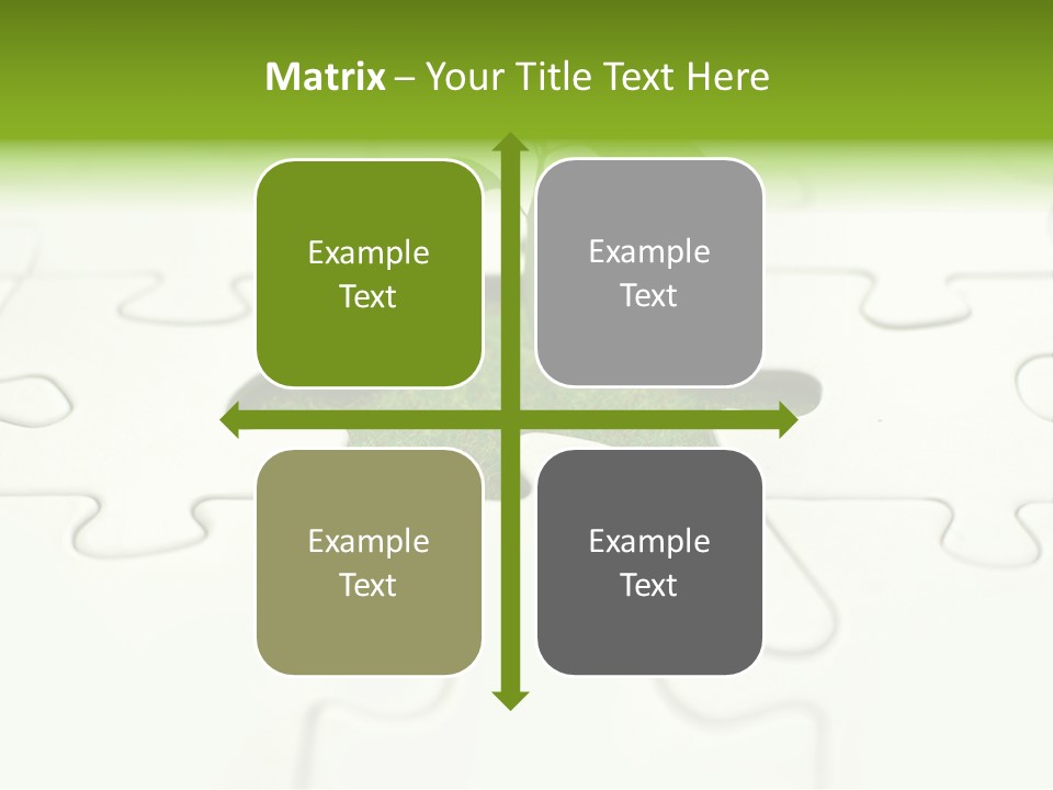 Seed Jigsaw Hope PowerPoint Template