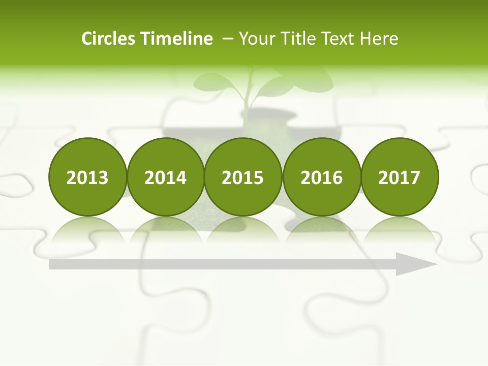 Seed Jigsaw Hope PowerPoint Template