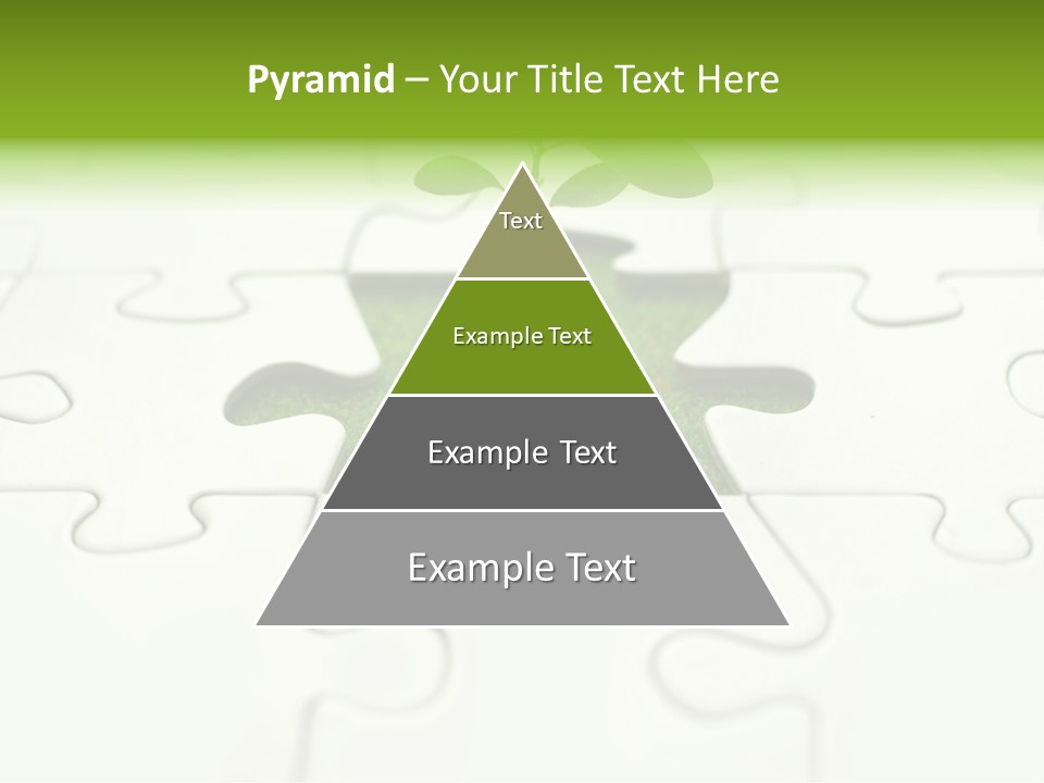 Seed Jigsaw Hope PowerPoint Template