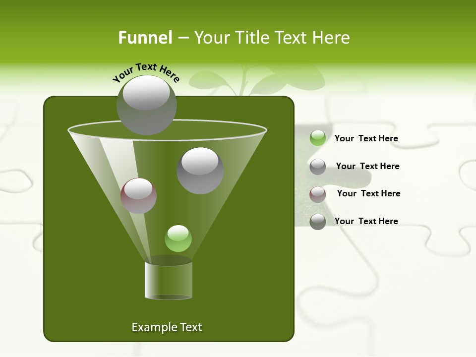 Seed Jigsaw Hope PowerPoint Template