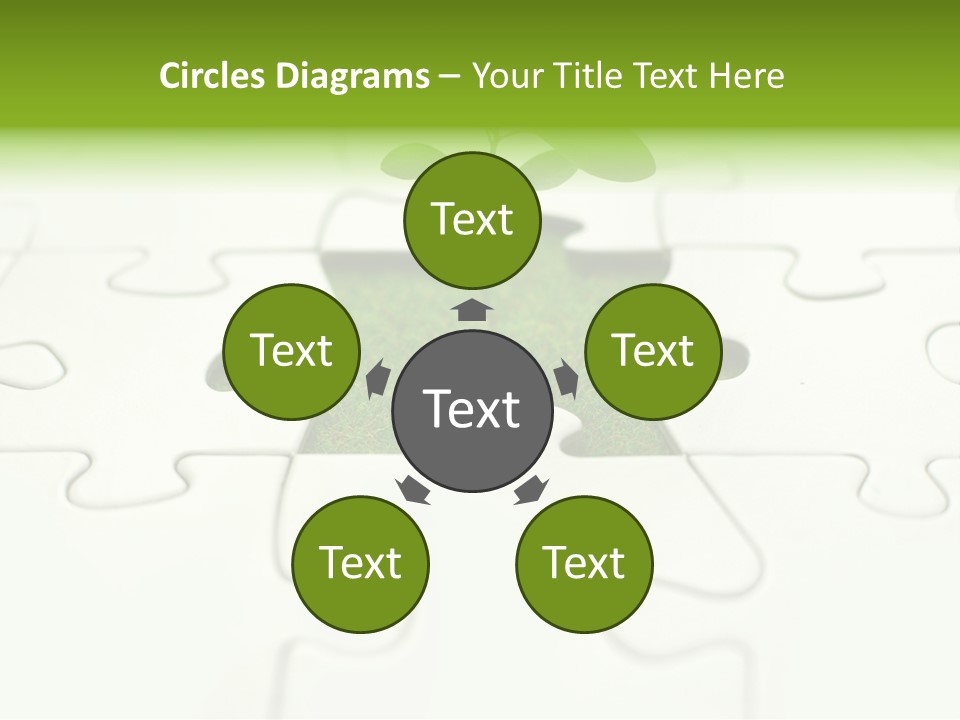 Seed Jigsaw Hope PowerPoint Template